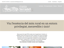 Tablet Screenshot of masiaserradell.com